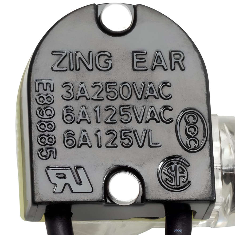 Zing Ear ZE-109 pull chain light switch - 3A 250VAC 6A125VAC