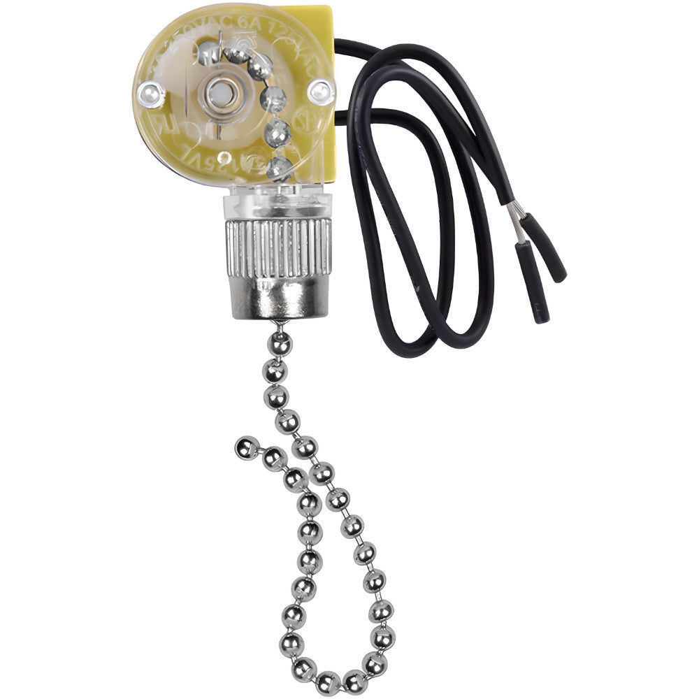 Zing Ear ZE-109 pull chain light switch with 2 wires