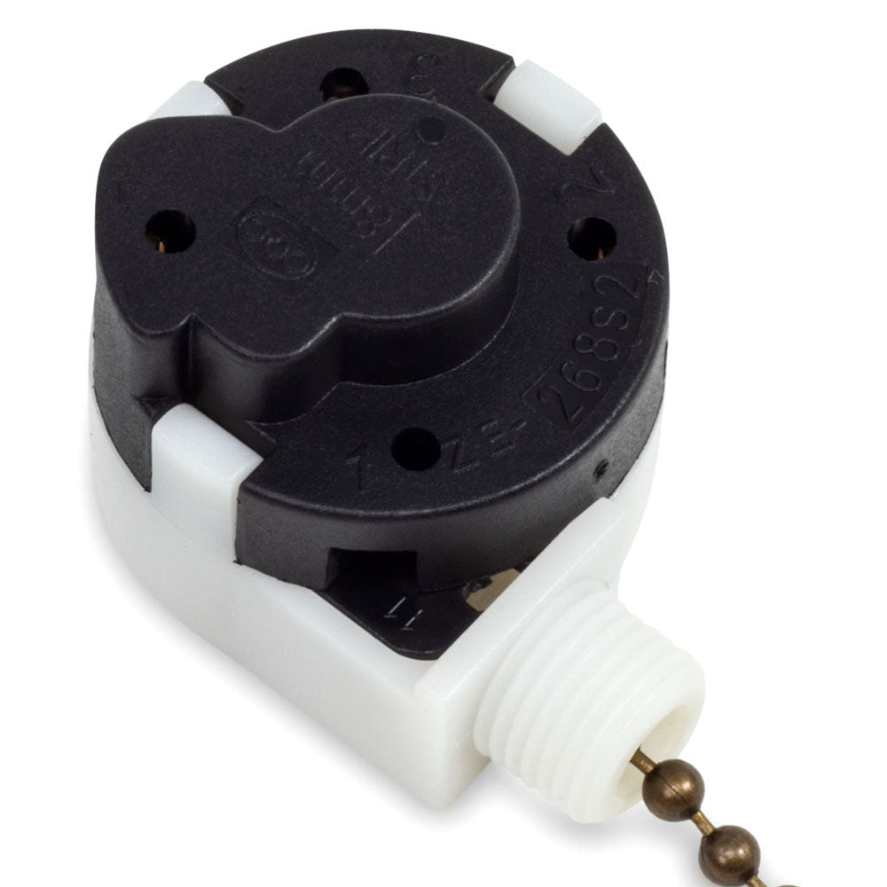 Zing Ear ZE-268S2 3 speed 4 wire fan switch with 4 terminals