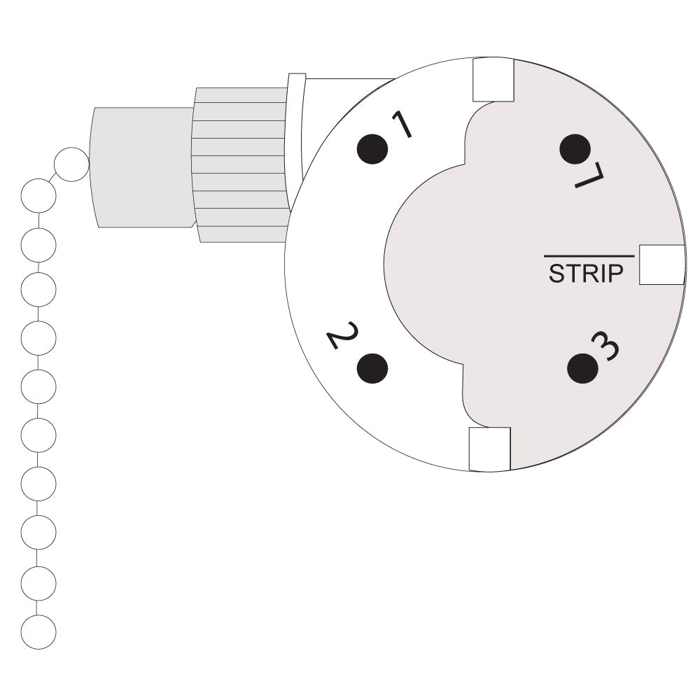 Zing Ear ZE-268S2 3 speed 4 wire fan switch - diagram