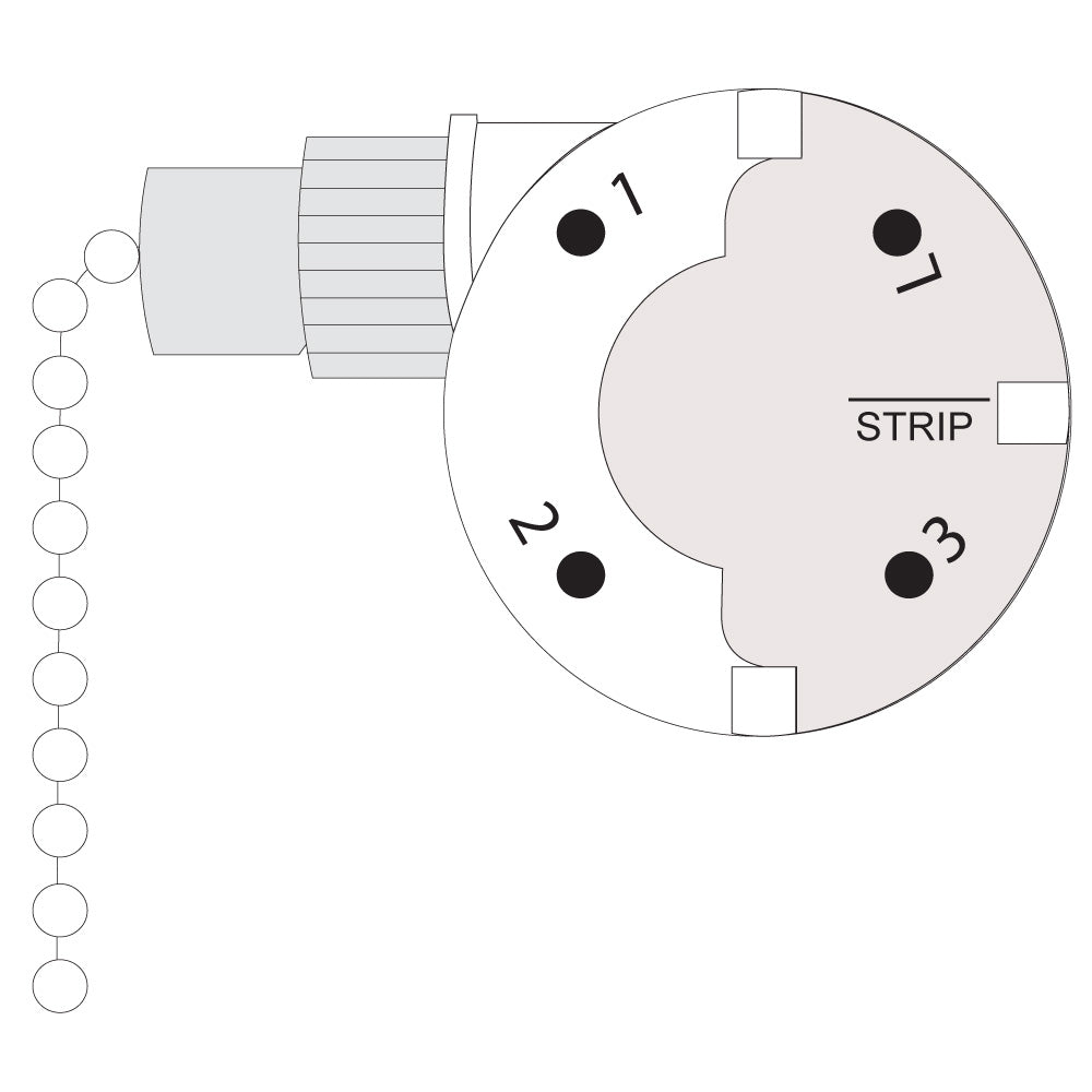 Zing Ear ZE-268s1 3 speed ceiling fan switch - diagram