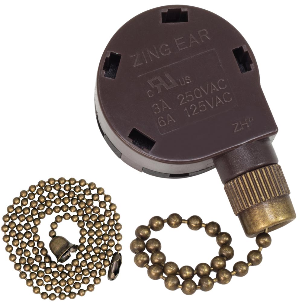 Zing Ear ZE-268S5 4 Speed Fan Switch 6A 125VAC